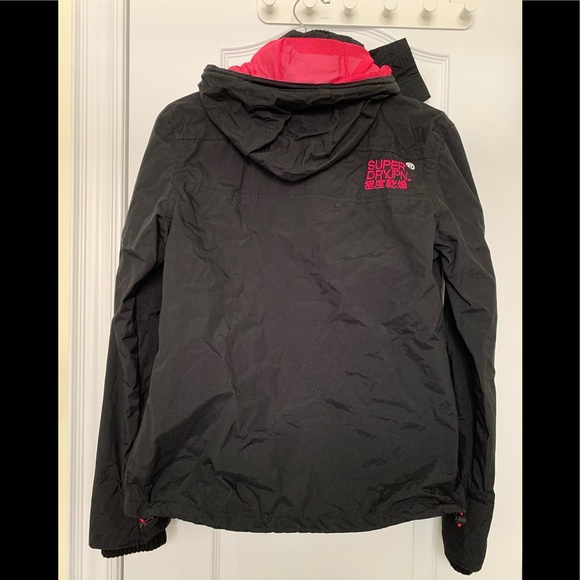 Superdry Original Black Windcheater Jacket NWOT - Picture 2 of 3